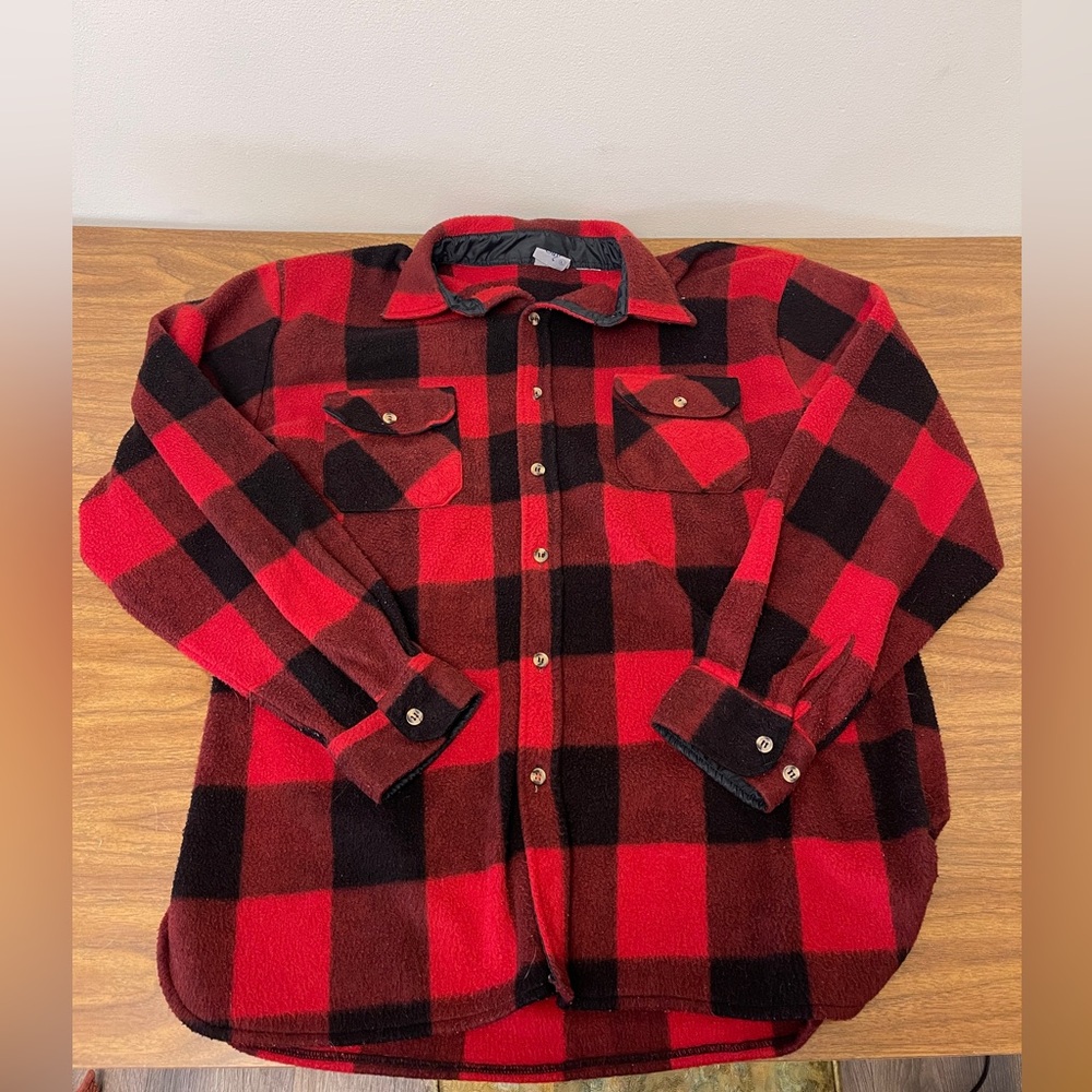 Vintage Trader Bay Plaid Fleece Button Up